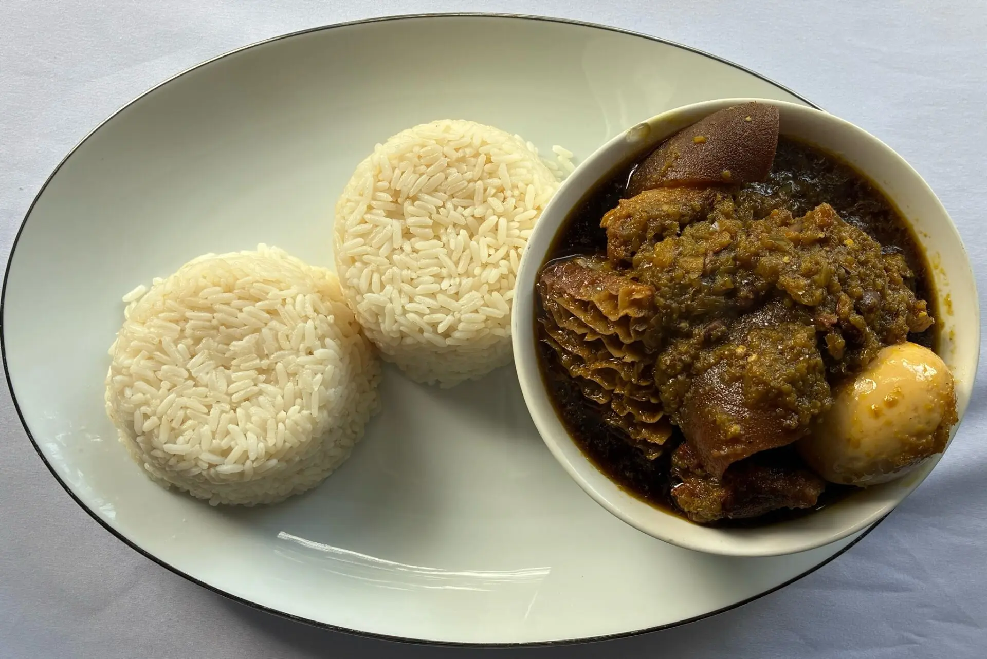 ayamase stew & rice
